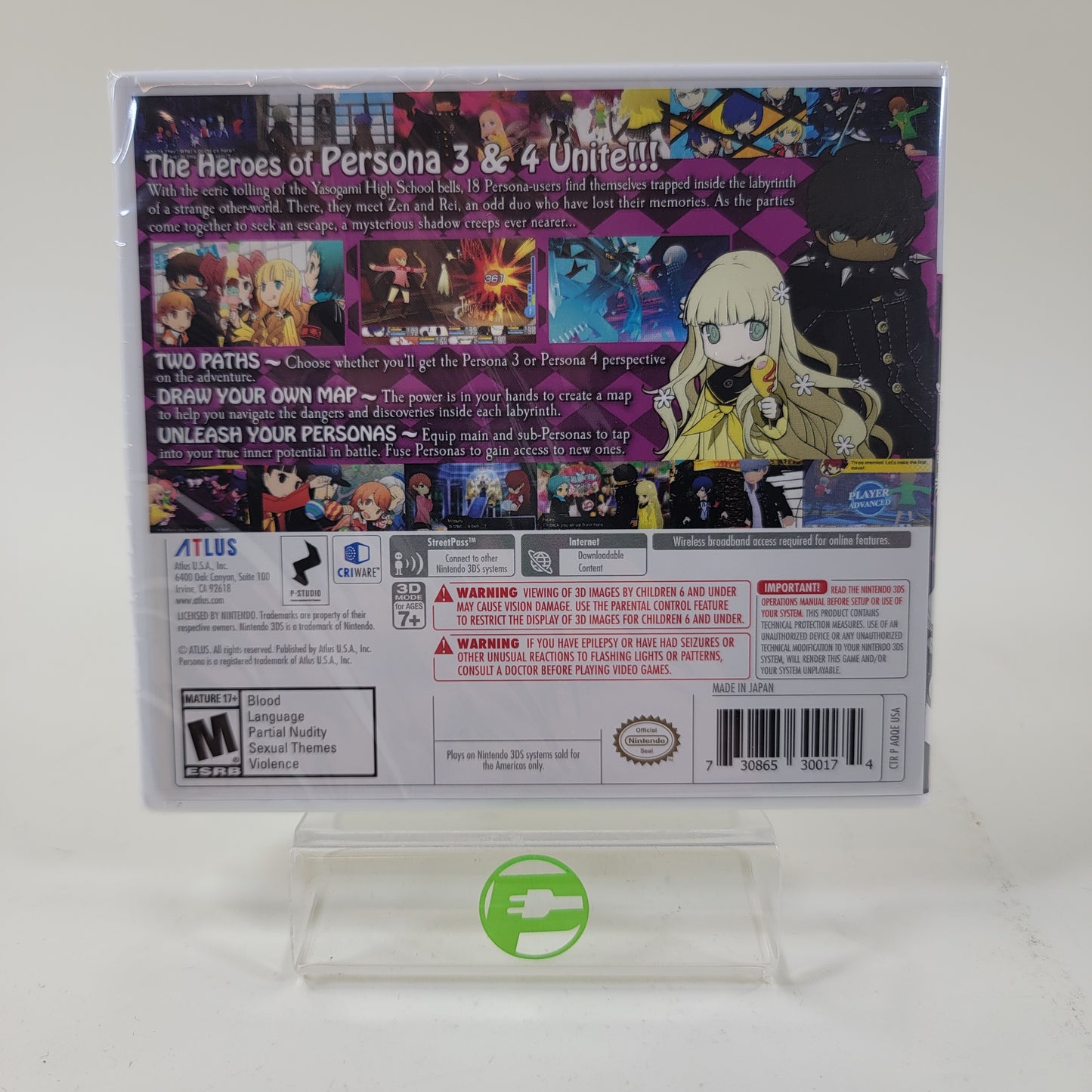 New Persona Q: Shadow of the Labyrinth  (Nintendo 3DS,  2014)