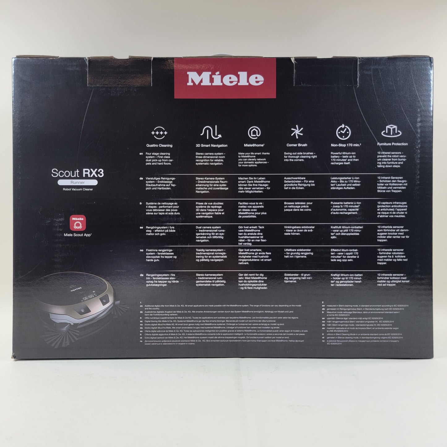 New Miele Scout RX3 Robot Vacuum Cleaner SPQL0