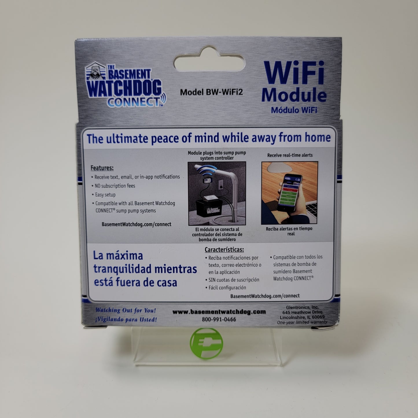 New Basement Watchdog BW-WiFi2 WiFi Module Gray