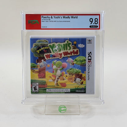 New Poochy &amp; Yoshi's Woolly World (Nintendo 3DS, 2017) PSA 9.8 A