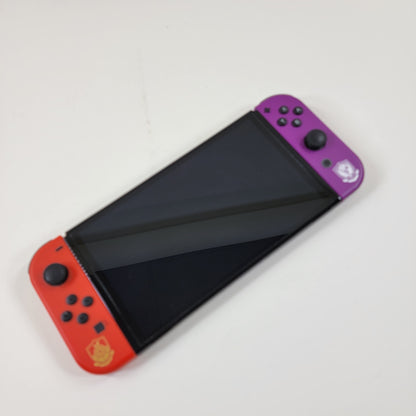 Nintendo Switch OLED Video Game Console HEG-001 Scarlet Violet Edition