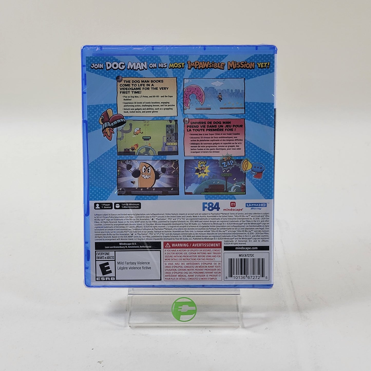 New Dog Man Mission Impawsible (Sony PlayStation 5 PS5, 2024)