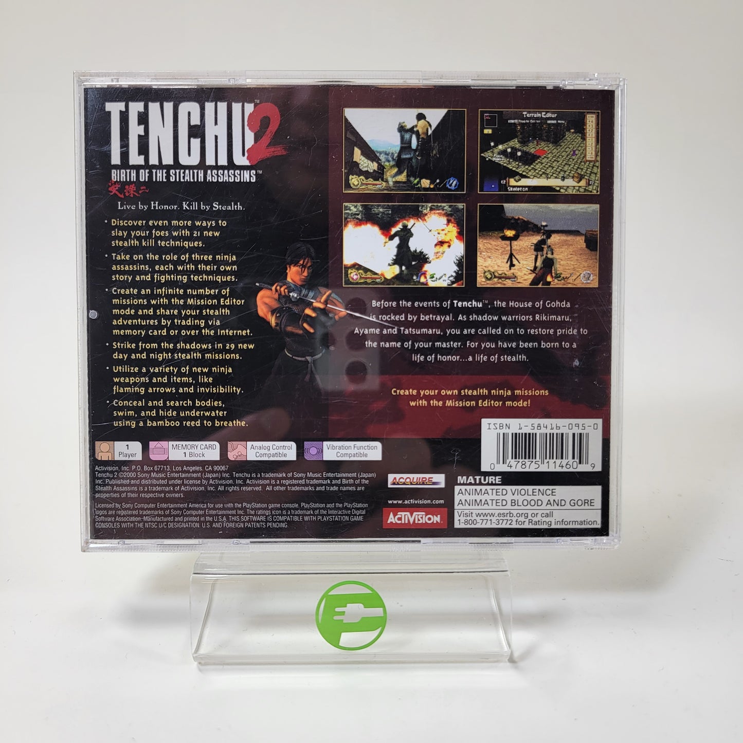 Tenchu 2  (Sony PlayStation 1 PS1,  2000)