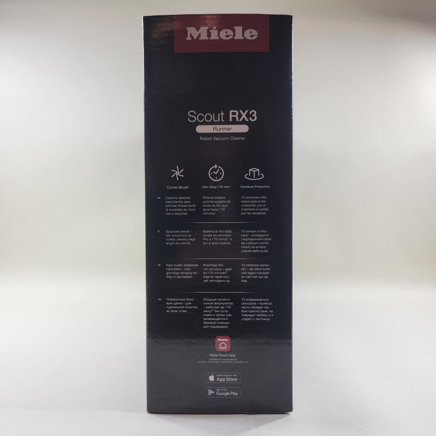 New Miele Scout RX3 Robot Vacuum Cleaner SPQL0