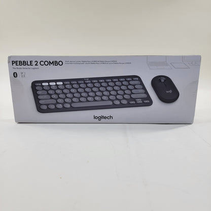 New Logitech Pebble 2 Combo Bluetooth Keyboard and Mouse 920-012061