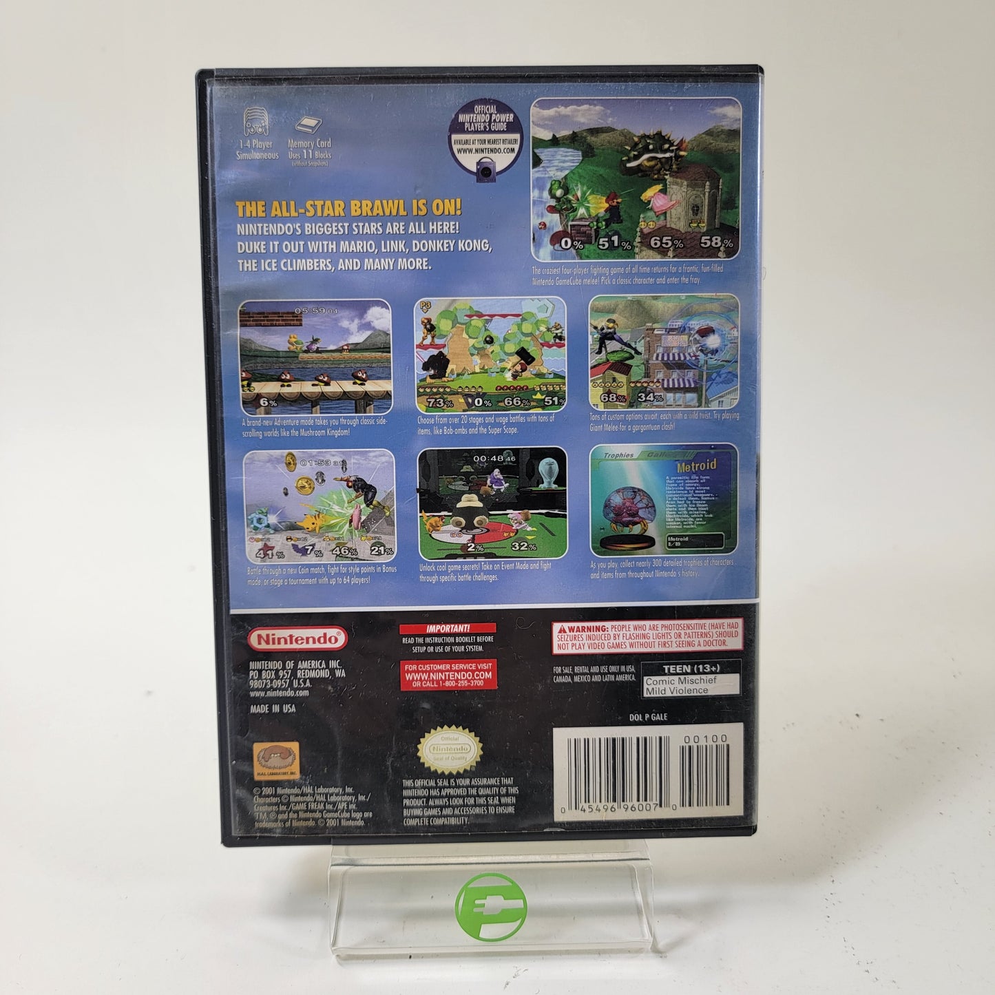Super Smash Bros. Melee [Player's Choice] (Nintendo GameCube, 2001)