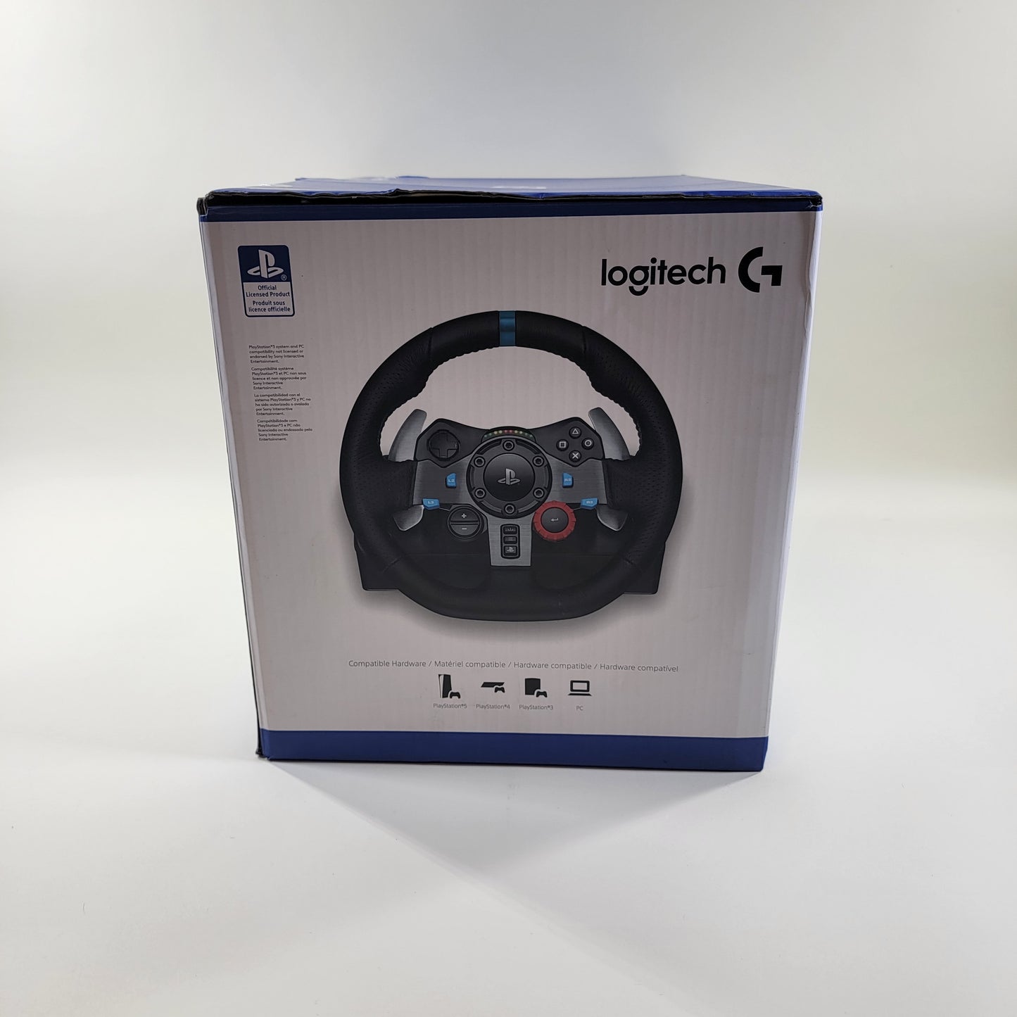 New Logitech G29 Racing Wheel Black 941-000110 For PS4/PS5/PC