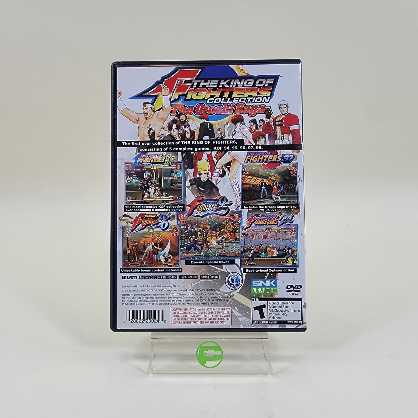 King of Fighters Collection The Orochi Saga (Sony PlayStation 2 PS2, 2008)