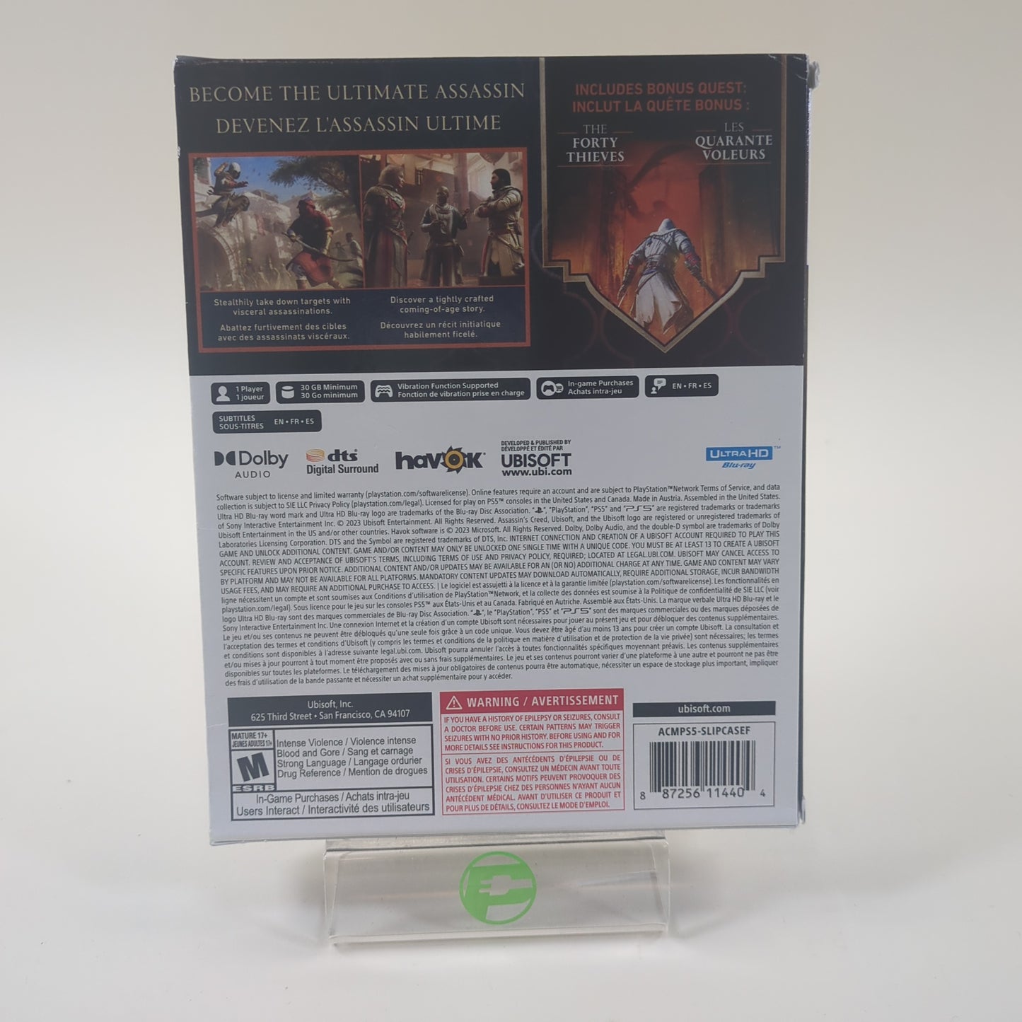Assassin's Creed Mirage [Launch Edition] (Sony PlayStation 5 PS5, 2023)