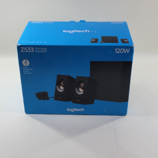 New Logitech Z533 	Multimedia Speaker System Black 980-001053