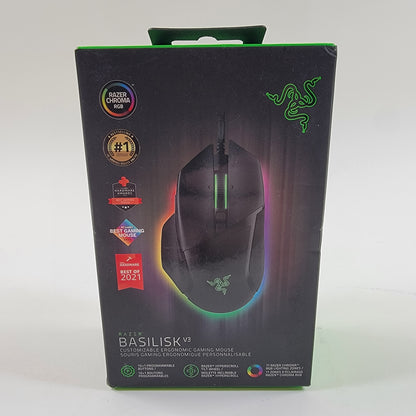 New Razer Basilisk v3 Ergonomic Gaming Mouse RZ01-0400