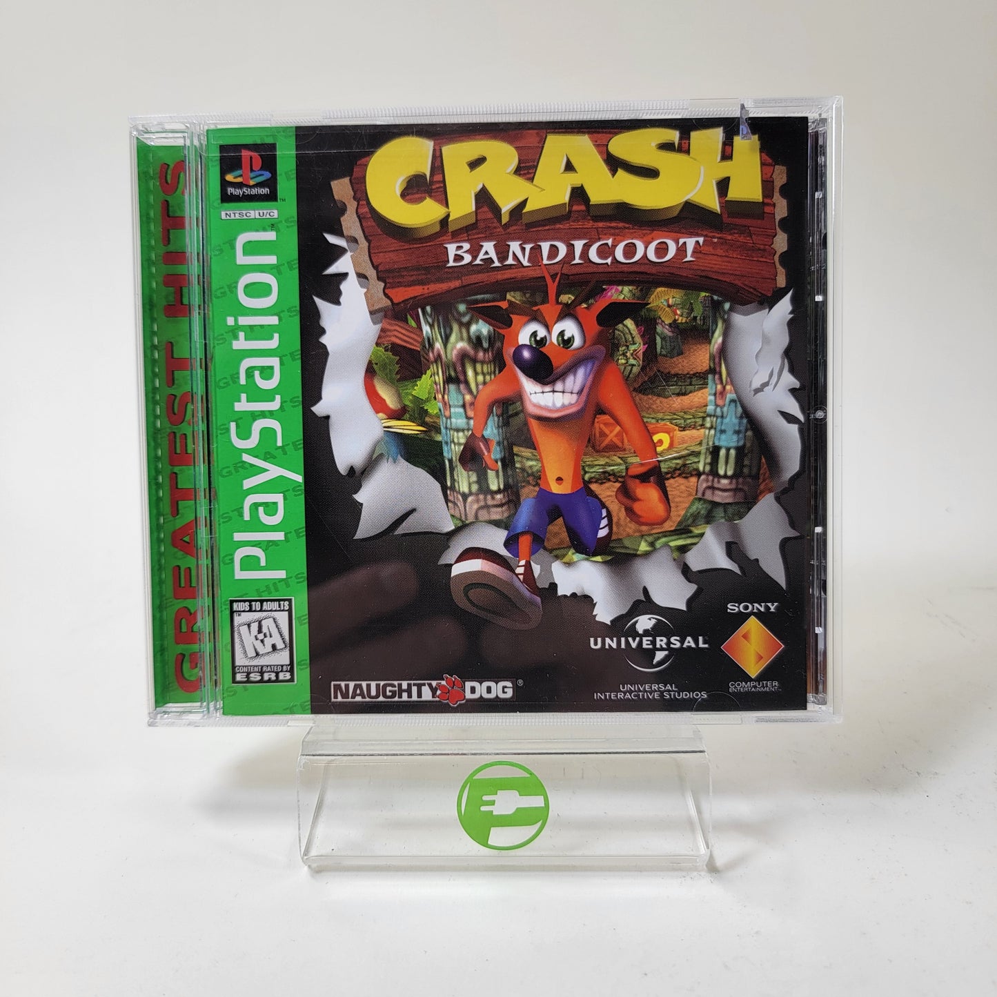 Crash Bandicoot [Black Label] (Sony PlayStation 1 PS1, 1996)