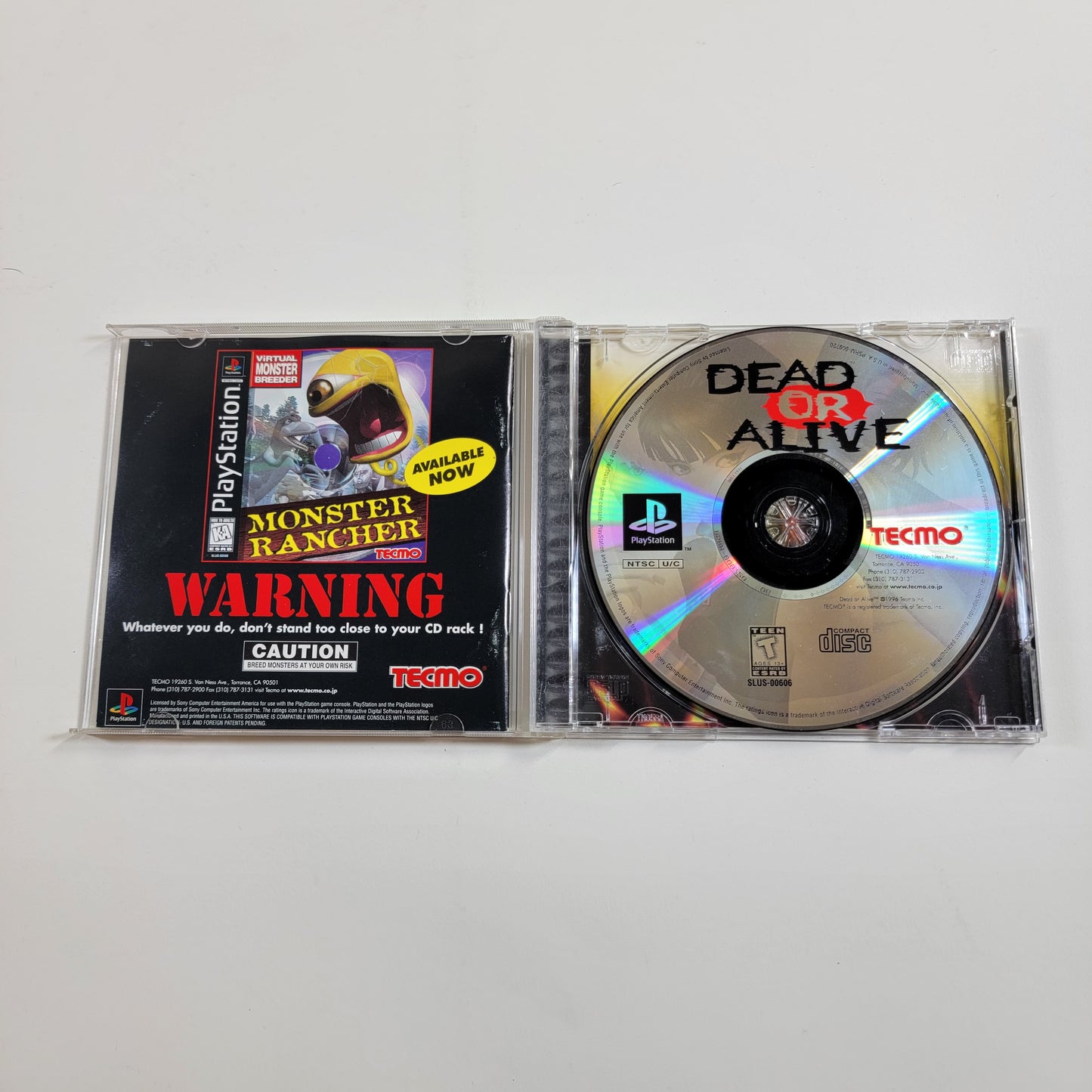 Dead or Alive  (Sony PlayStation 1 PS1,  1998)