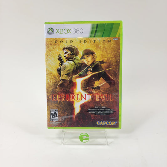 New Resident Evil 5 [Gold Edition] (Microsoft Xbox 360, 2010)