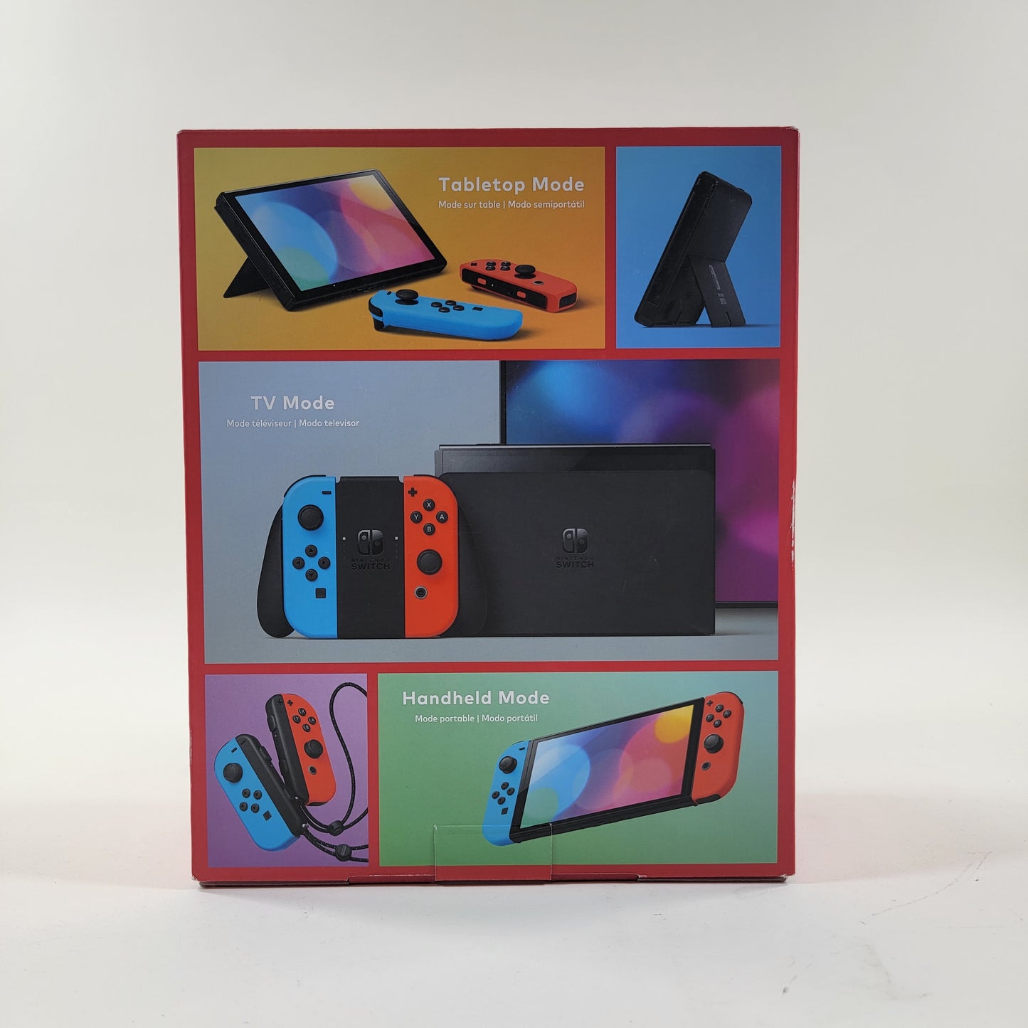 New Nintendo Switch OLED Video Game Console HEG-001 Red/Blue