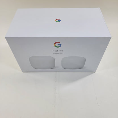 New Google Nest WiFi Router and Point Dual Band GA00595-US 2.4GHz/5Ghz
