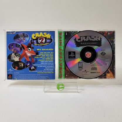 Crash Bandicoot [Black Label] (Sony PlayStation 1 PS1, 1996)