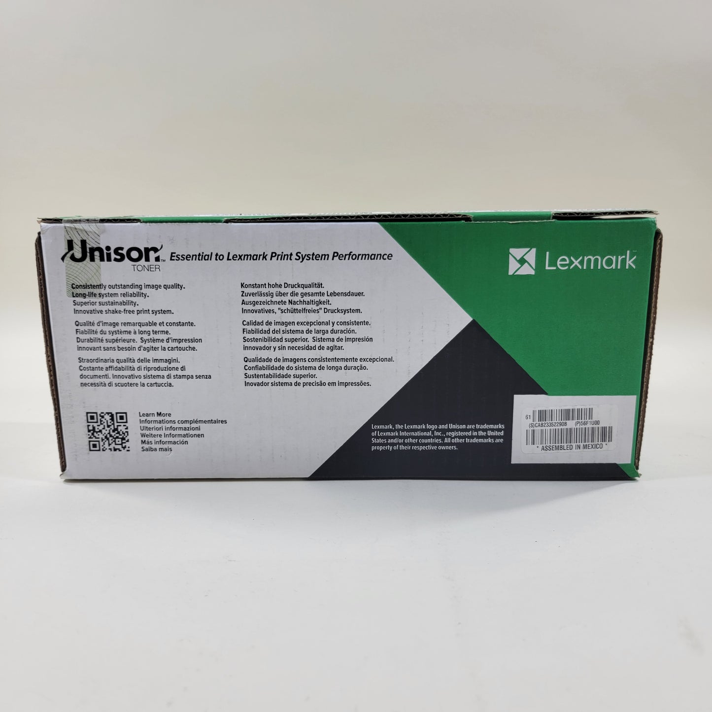 New Lexmark 56F1U00 Black Toner Cartridge