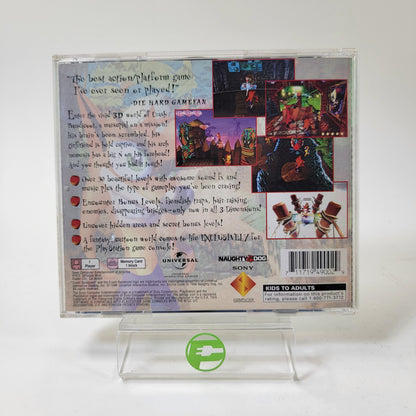 Crash Bandicoot [Black Label] (Sony PlayStation 1 PS1, 1996)