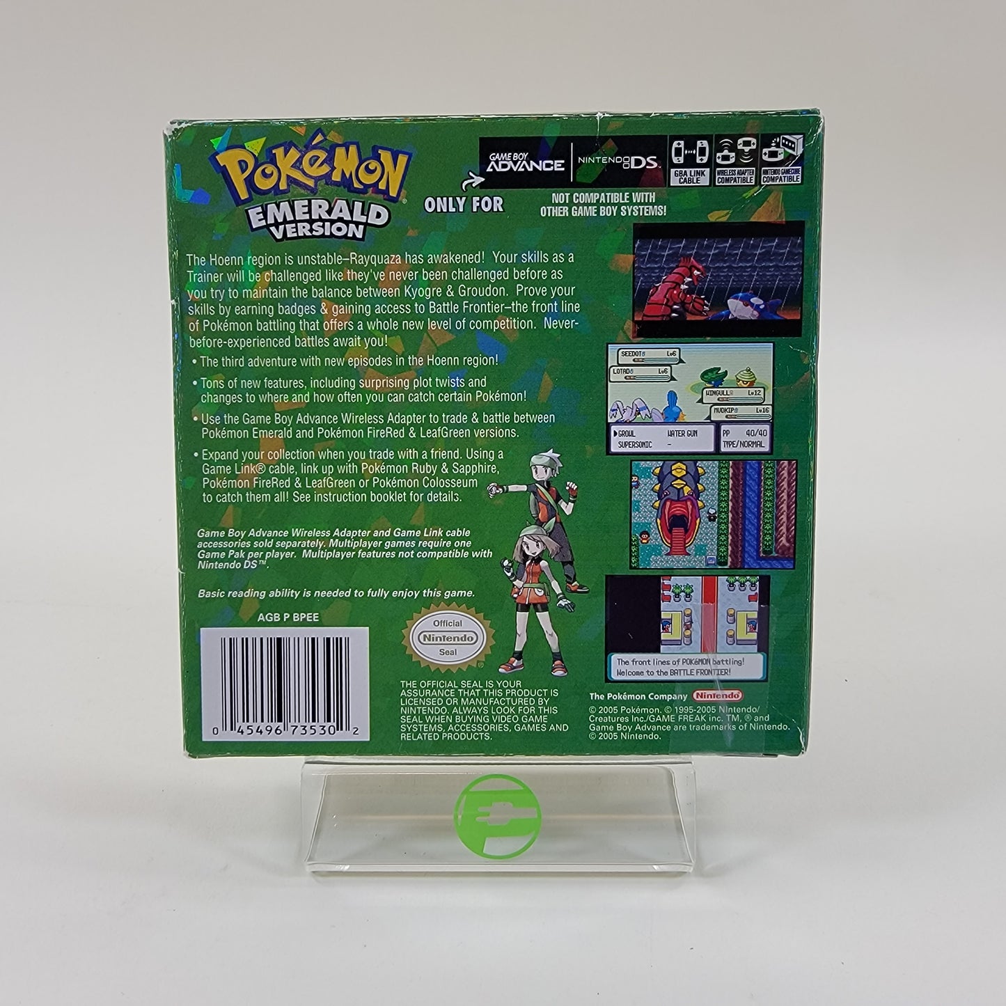 Pokemon Emerald (Nintendo GameBoy Advance, 2005)